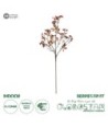 GloboStar® Artificial Garden BROWN BERRIES FRUIT BRANCH 21444 Τεχνητό Διακοσμητικό Κλαδί Κάφε Γκί Y94cm